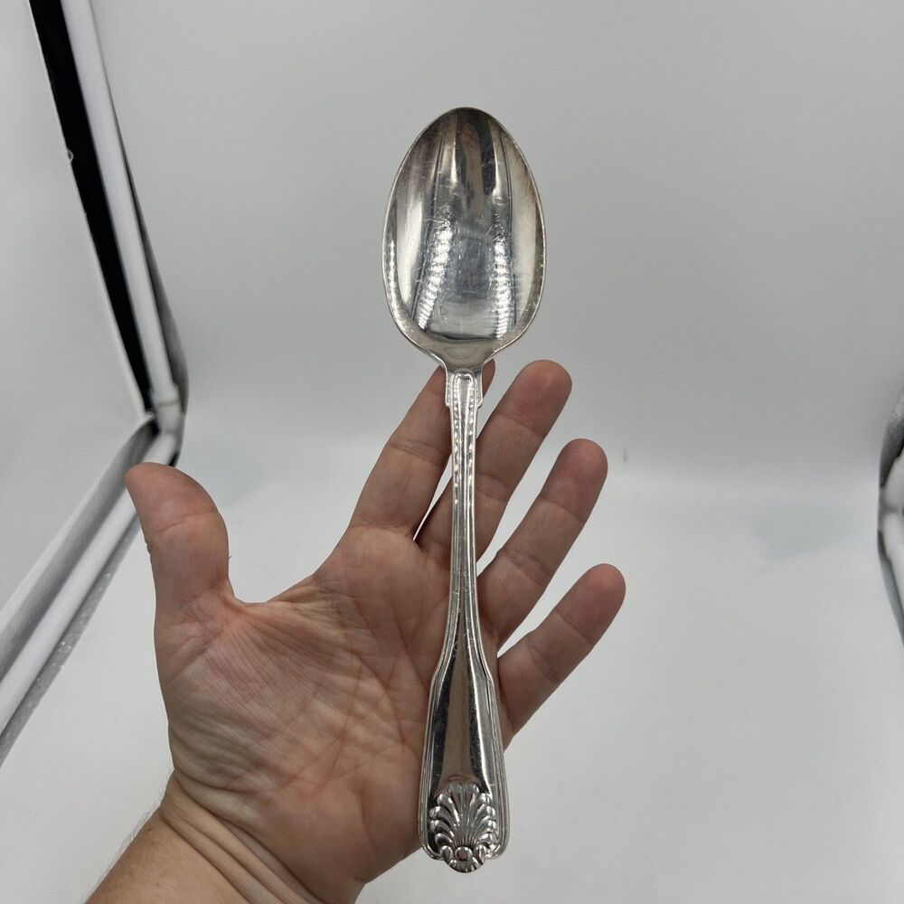International Silver-plate Korea Serving Spoon Royal Shell / Shell Tip